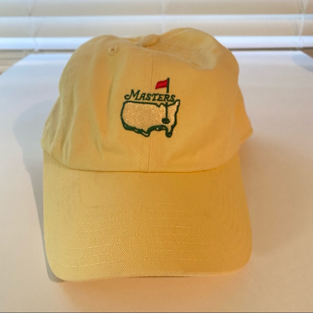 Masters Yellow Golf Cap
